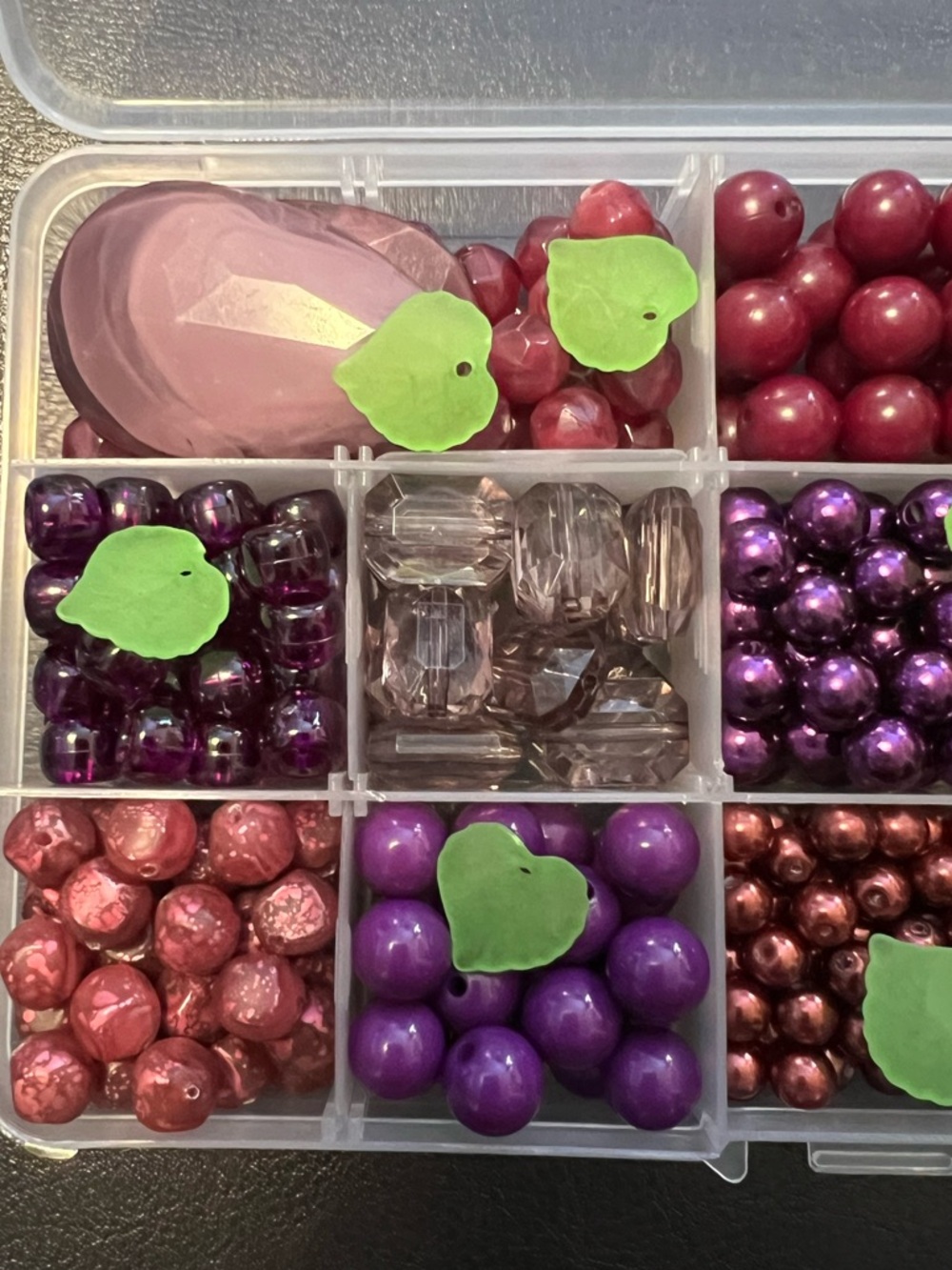 Craft Beads, EGGPLANT - DON’T COOK, Jewelry Supplies, loose bulk beads - Picture 4 of 8